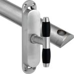 Kruk-espagnolet Ton Ebben mat chroom inclusief 1 stang, Doe-het-zelf en Bouw, Nieuw, Overige materialen, Klink of Kruk