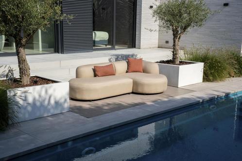 Flow Plush loungebank Heather chalk |   Sunbrella | SALE, Tuin en Terras, Tuinsets en Loungesets