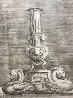 Enea Vico (1523-1567), after - Ornamental Vase, Antiek en Kunst