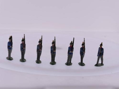 Tinnen geverfde soldaatjes, een set van 6 stuks en 1 enke..., Hobby en Vrije tijd, Modelbouw | Figuren en Diorama's, Gebruikt