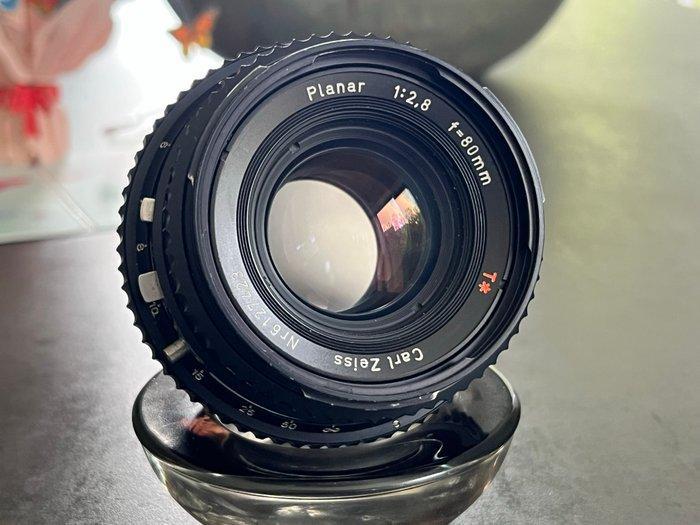 Hasselblad Planar f2,8/80mm Red T-coated Prime lens. Prime, TV, Hi-fi & Vidéo, Appareils photo analogiques
