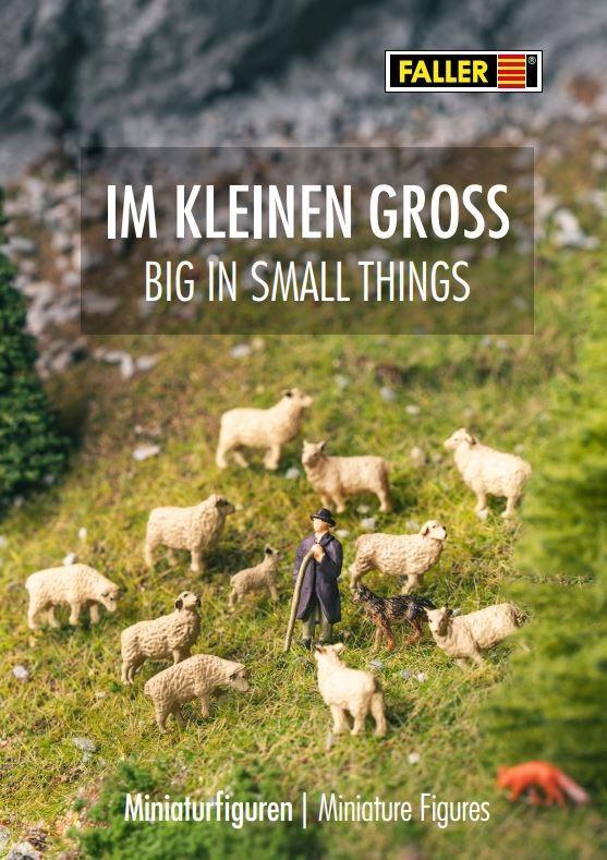 Faller - FALLER MINIATUURFIGUREN PROSPEKT DUITS/ENGELS, Collections, Marques & Objets publicitaires, Envoi