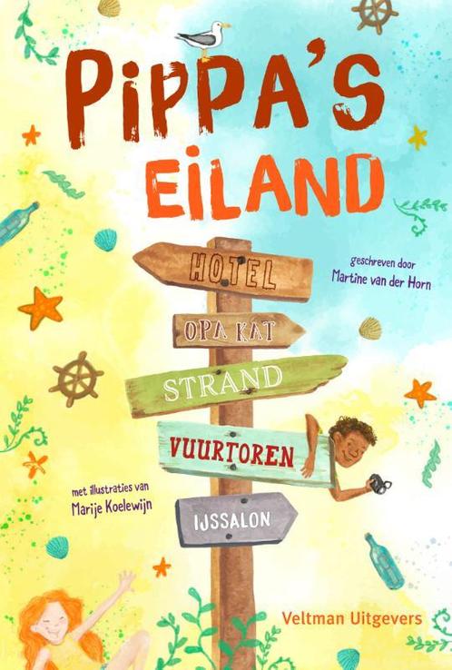Pippas eiland 9789048319183 Martine van der Horn, Boeken, Kinderboeken | Jeugd | 10 tot 12 jaar, Zo goed als nieuw, Verzenden
