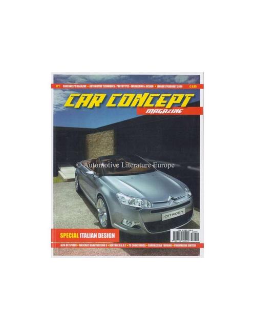 2009 CAR CONCEPT MAGAZINE 1 ENGELS, Boeken, Auto's | Folders en Tijdschriften, Ophalen of Verzenden