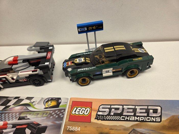 Lego Set - Speed Champions - Ford Mustang (75884), Audi R18, Kinderen en Baby's, Speelgoed | Duplo en Lego