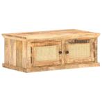 vidaXL Salontafel 90x50x35 cm massief mangohout en, Huis en Inrichting, Tafels | Salontafels, Verzenden, Nieuw