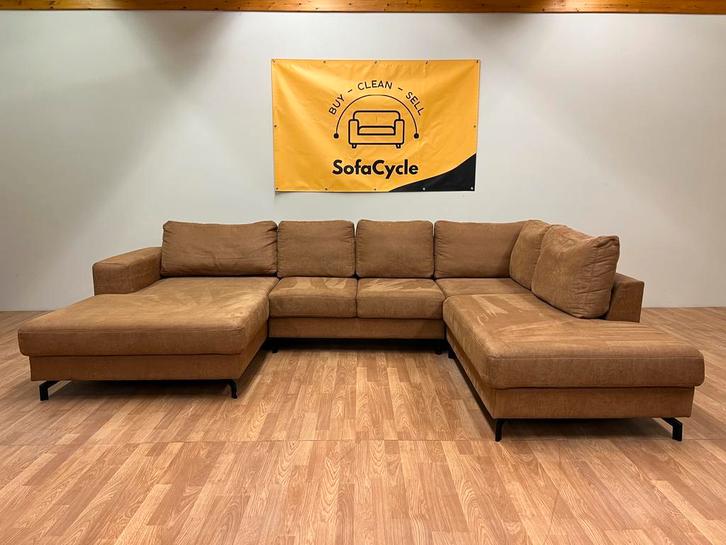 COGNAC U - ZETEL / SofaCycle / LEVERING MOGELIJK / GEREINIGD, Huis en Inrichting, Zetels | Complete zithoeken, Nieuw, Ophalen of Verzenden