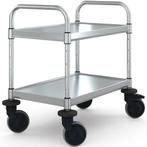 Serveerwagen | VARIOCART | RVS | 2 Niveaus (EN600x400) |, Verzenden, Nieuw in verpakking