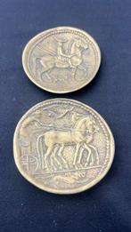 Vide-poche (2) - Max Le Verrier – Paar bronzen schaaltjes in, Antiek en Kunst