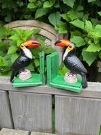 Ornement décoratif (2) - Pair of Vintage Cast Iron Toucan
