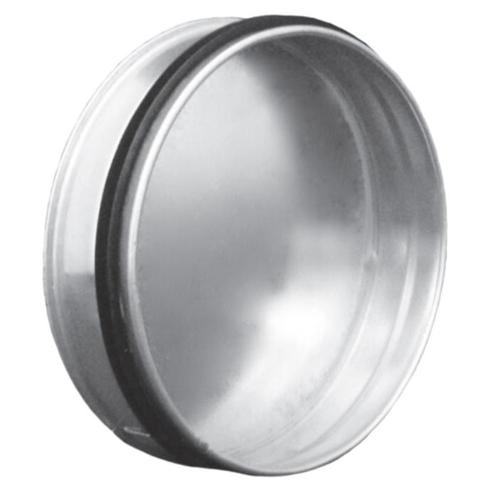Deksel met rubberdichting voor spiraalbuis galva Ø 100mm, Doe-het-zelf en Bouw, Ventilatie en Afzuiging, Nieuw, Verzenden