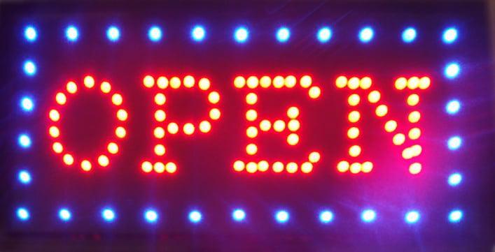 OPEN LED bord lamp verlichting lichtbak reclamebord #C10, Huis en Inrichting, Lampen | Overige, Nieuw, Verzenden