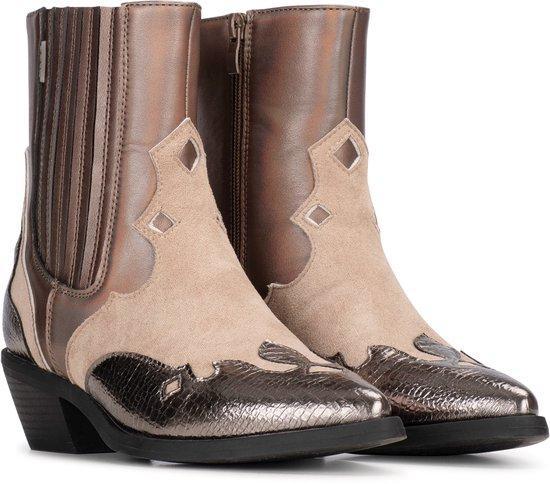 POSH by Poelman ROXI Dames Laarzen - Bruin Metallic Maat 40, Vêtements | Femmes, Chaussures, Envoi