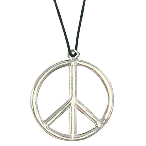 Hippie 60S Ketting Peace, Hobby en Vrije tijd, Feestartikelen, Nieuw, Verzenden
