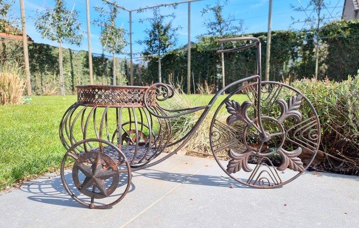 Bloempot - IJzer, Metaal - Bike, Antiek en Kunst, Curiosa en Brocante