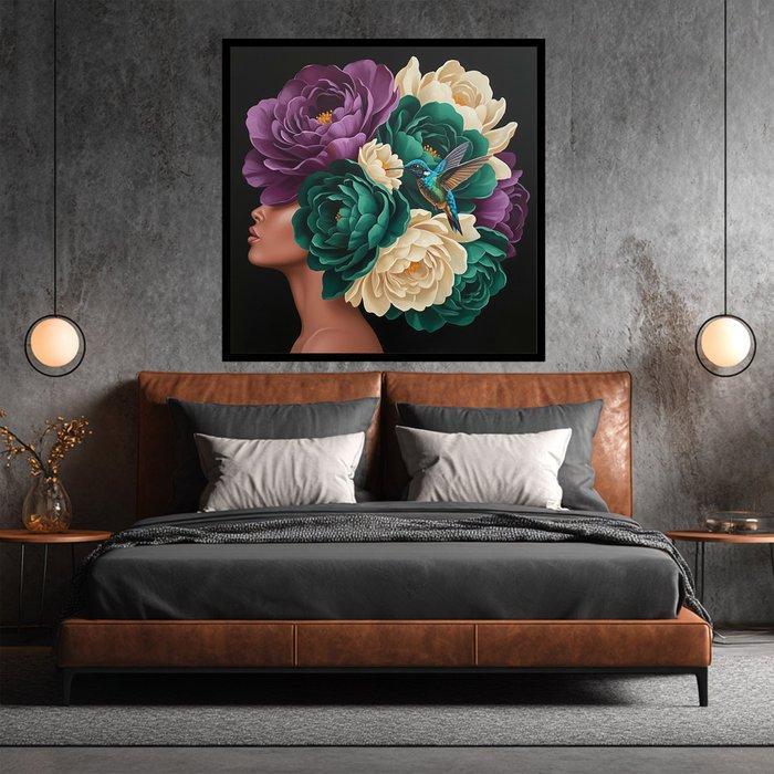 Aiana Roz - Floral Muse #3, Antiquités & Art, Art | Objets design