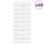 vidaXL Gastendoekjes SOLUND 50 st 600 g/m² 30x30 cm wit, Verzenden, Nieuw