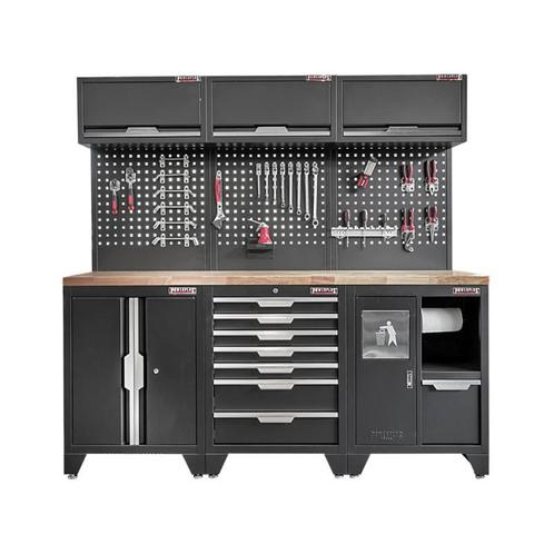Gereedschapskasten set wandlengte 204 cm. tweedeurs kast,, Doe-het-zelf en Bouw, Werkbanken, Ophalen of Verzenden