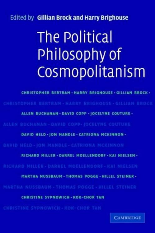 The Political Philosophy of Cosmopolitanism 9780521609098, Livres, Livres Autre, Envoi