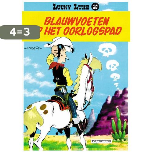 Blauwvoeten op het oorlogspad / Lucky Luke / 10 Morris, Boeken, Overige Boeken, Gelezen, Verzenden