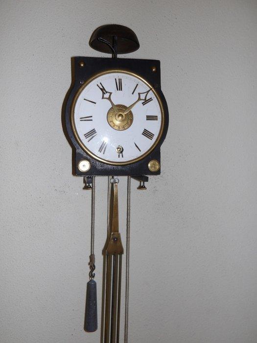 Klok - Emaille, Messing, Staal - 1800-1850, Antiek en Kunst, Antiek | Klokken