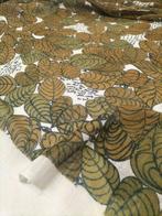 Pregiata canapa vintage anni 70 - motivo foliage - Textiel