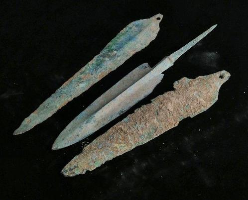 Bronstijd Brons Speerpunt - 30 mm  (Zonder Minimumprijs), Antiek en Kunst, Antiek | Overige Antiek