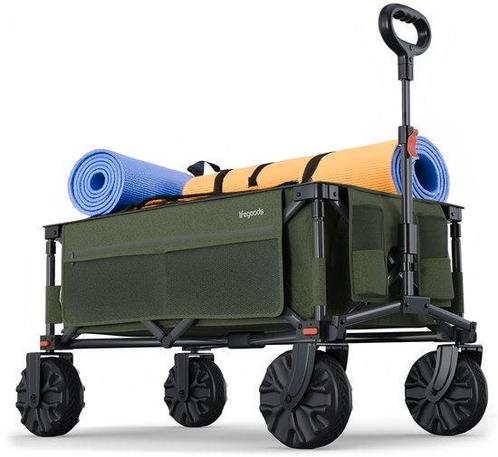 Tweedekans | LifeGoods Bolderkar - Opvouwbaar - 100KG - 135L, Caravans en Kamperen, Bolderkarren, Ophalen of Verzenden