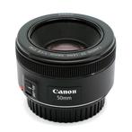 Canon EF 50mm f/1.8 STM met zonnekap - standaard lens,, Nieuw
