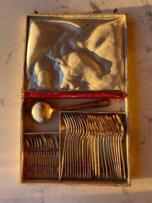 François Frionnet - Bestekset voor 12 personen (49) -, Antiquités & Art, Antiquités | Meubles | Tables