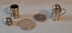 Personnage miniature - Lot Zilveren Items. (4) - Argent