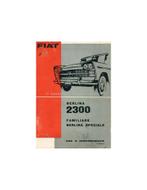 1962 FIAT BERLINA 2300 BROCHURE ITALIAANS, Ophalen of Verzenden