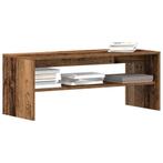 vidaXL Tv-meubel 100x40x40 cm bewerkt hout oud houtkleurig, Huis en Inrichting, Kasten |Televisiemeubels, Verzenden, Nieuw