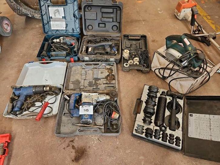 Diverse gereedschappen (7x) Bosch, Power plus, Doe-het-zelf en Bouw, Gereedschap | Overige machines, Ophalen