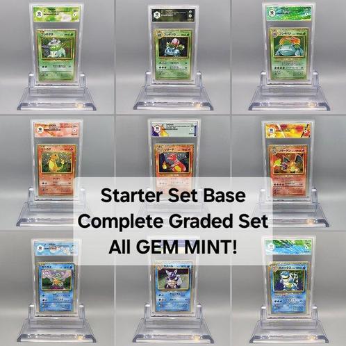 Starter Set Base (Complete Graded Set) All GEM MINT! - 9, Hobby en Vrije tijd, Verzamelkaartspellen | Pokémon