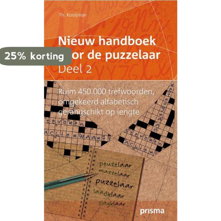 Nieuw handboek voor de puzzelaar 9789000307197, Boeken, Hobby en Vrije tijd, Gelezen, Verzenden