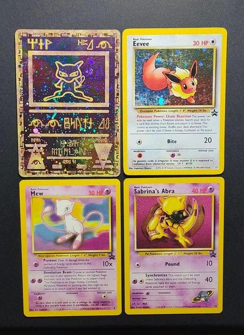 WOTC Pokémon - 4 Card - Wizard Of The Coast Black Stars, Hobby en Vrije tijd, Verzamelkaartspellen | Pokémon