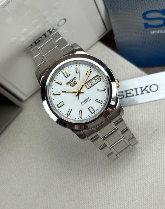 Seiko - Seiko 5 Automatic Day-Date - Zonder Minimumprijs -, Bijoux, Sacs & Beauté, Montres | Hommes