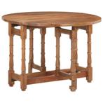 Eettafel Rond Mangohout 110cm - 55% Korting - Tweede Kansje!, Huis en Inrichting, Tafels | Eettafels, Verzenden, Nieuw