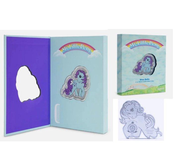 Niue. 3 Dollars 2 oz Niue 2025 Proof My Little Pony Blue, Timbres & Monnaies, Monnaies | Europe | Monnaies non-euro