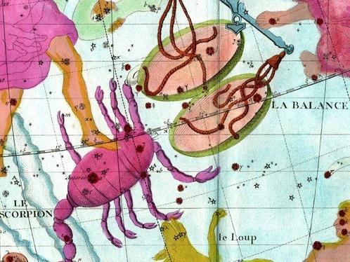 World - Hemelkaart; Jean Nicolas Fortin after John Flamsteed, Boeken, Atlassen en Landkaarten
