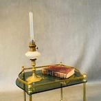 Lampe à pétrole - Céramique, Laiton