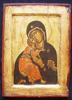 Icoon - Moeder Gods van Vladimir - Hout - Met de hand