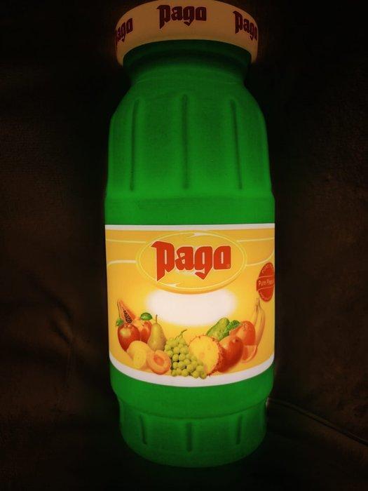 Pago en forme de bouteille - Panneau publicitaire, Antiquités & Art, Antiquités | Assiettes décoratives & Carrelages