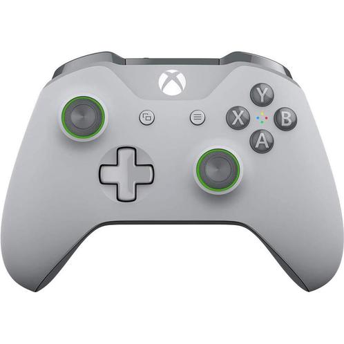 Microsoft Xbox One S Controller Grijs/Groen, Games en Spelcomputers, Spelcomputers | Xbox One, Zo goed als nieuw, Ophalen of Verzenden