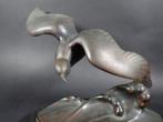 Marcel Guillemard - J.B. LEONARD - Sculpture, Mouette en vol, Antiek en Kunst