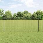vidaXL Fence Posts 44 pcs Grijs 140 cm Staal, Tuin en Terras, Verzenden, Nieuw