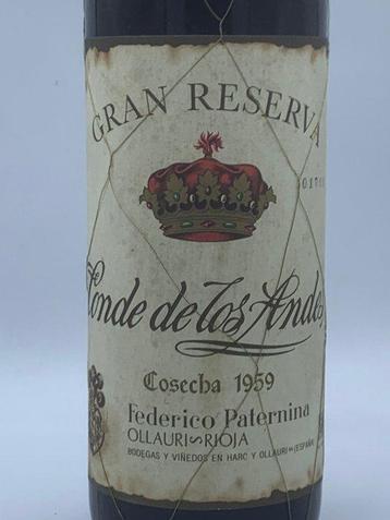 1959 Federico Paternina, Conde de los Andes - Rioja Gran