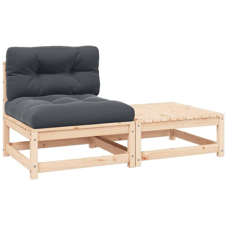 Loungeset met Kussens | OP = OP | Tuinplezier voor een pr..., Tuin en Terras, Tuinsets en Loungesets, Nieuw, Hout, Loungeset, 4 zitplaatsen