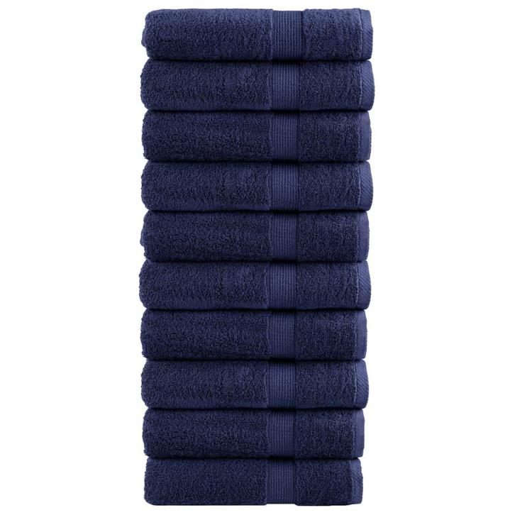 vidaXL Badhanddoeken SOLUND 10 st 600 g/m² 100x150 cm, Huis en Inrichting, Badkamer | Badtextiel en Accessoires, Nieuw, Verzenden